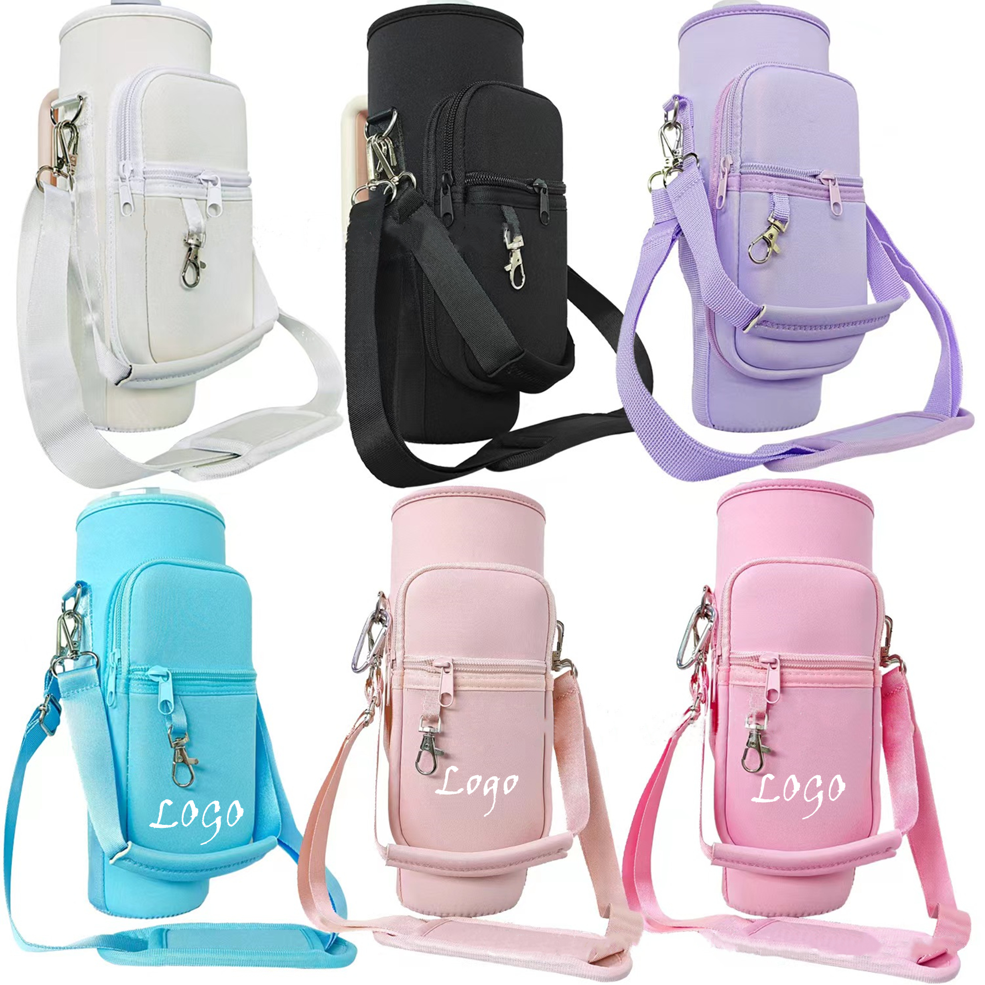 Water Bottle Holder With Strap For 40/30 Oz Tumbler Item No#10260