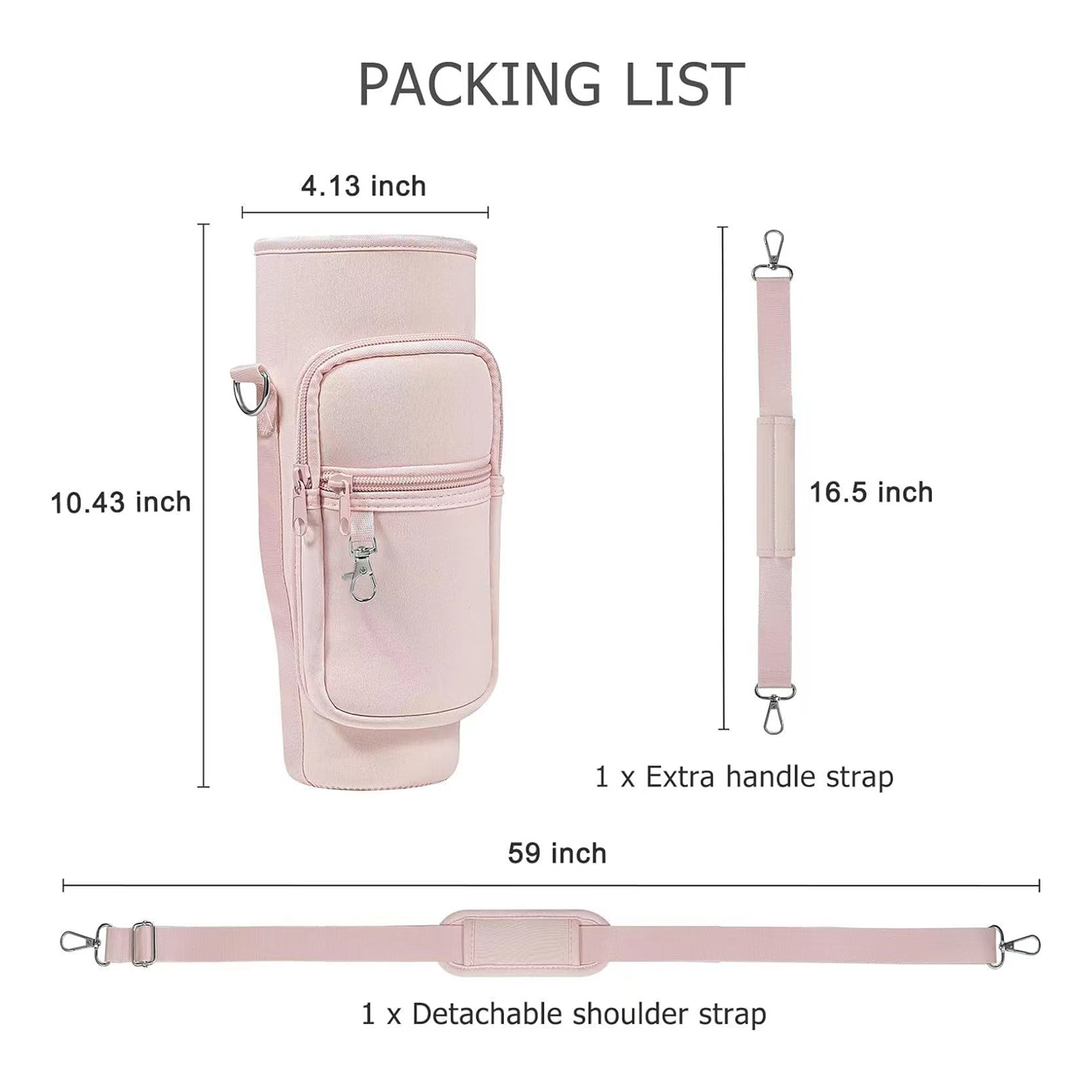 Water Bottle Holder With Strap For 40/30 Oz Tumbler Item No#10260 - Image 3