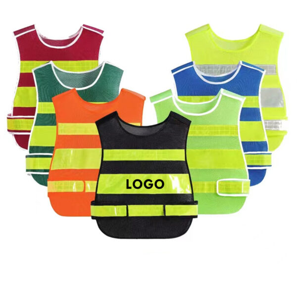 Black yellow Reflective Vest  Item No#10284