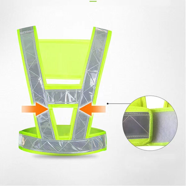 Adjustable Reflective Security Vest Item No#10285 - Image 2