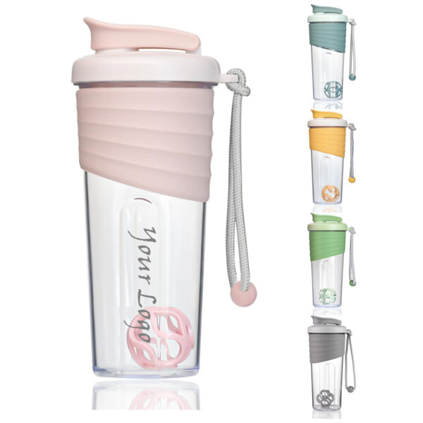 Shaker Bottle For Protein Mixes 24Oz Item No#10290