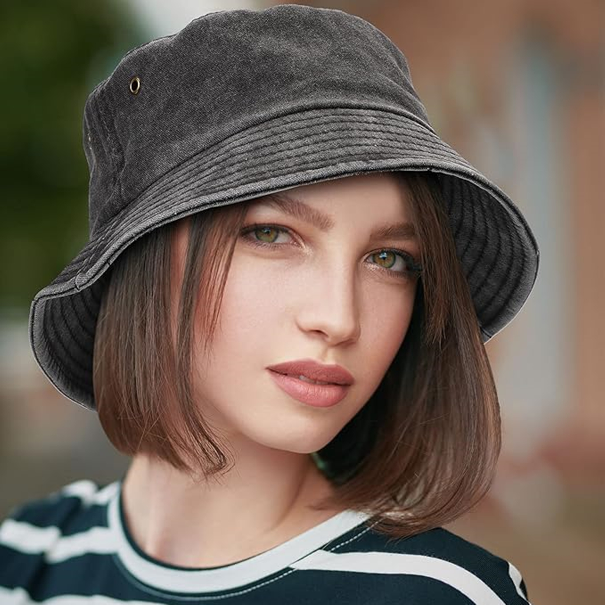 Washed Cotton Bucket Hat Item No#10302 - Image 4