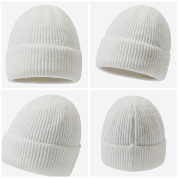 Striped Winter Beanie Hat Item No#10315 - Image 2