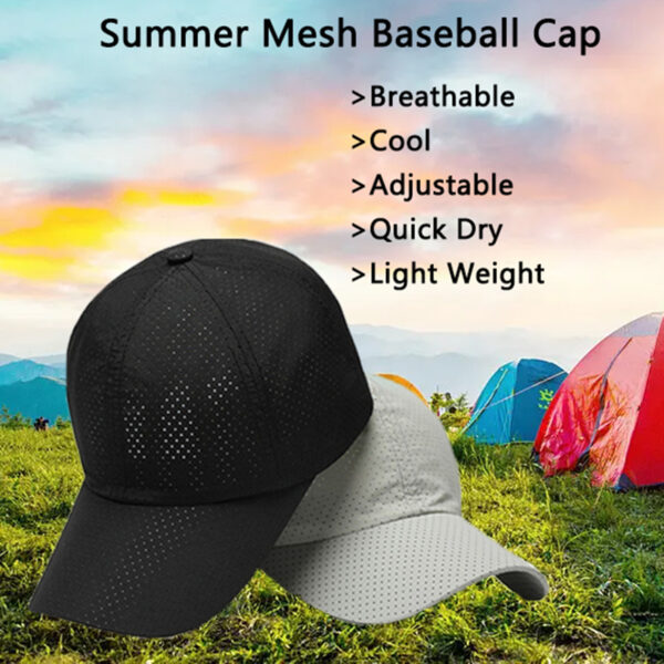 Summer Mesh Baseball Cap Item No#10316 - Image 3