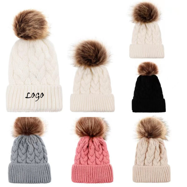 Ribbed Beanie Crossed Cap Item No#10318