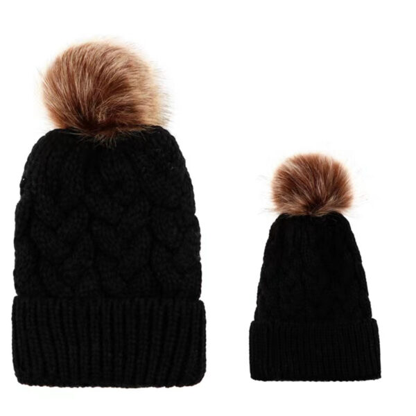 Ribbed Beanie Crossed Cap Item No#10318 - Image 4