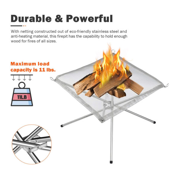 Portable Outdoor Fire Pit Item No#10320 - Image 4