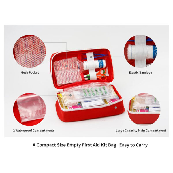 Empty First Aid Kit Bag Item No#10324 - Image 3