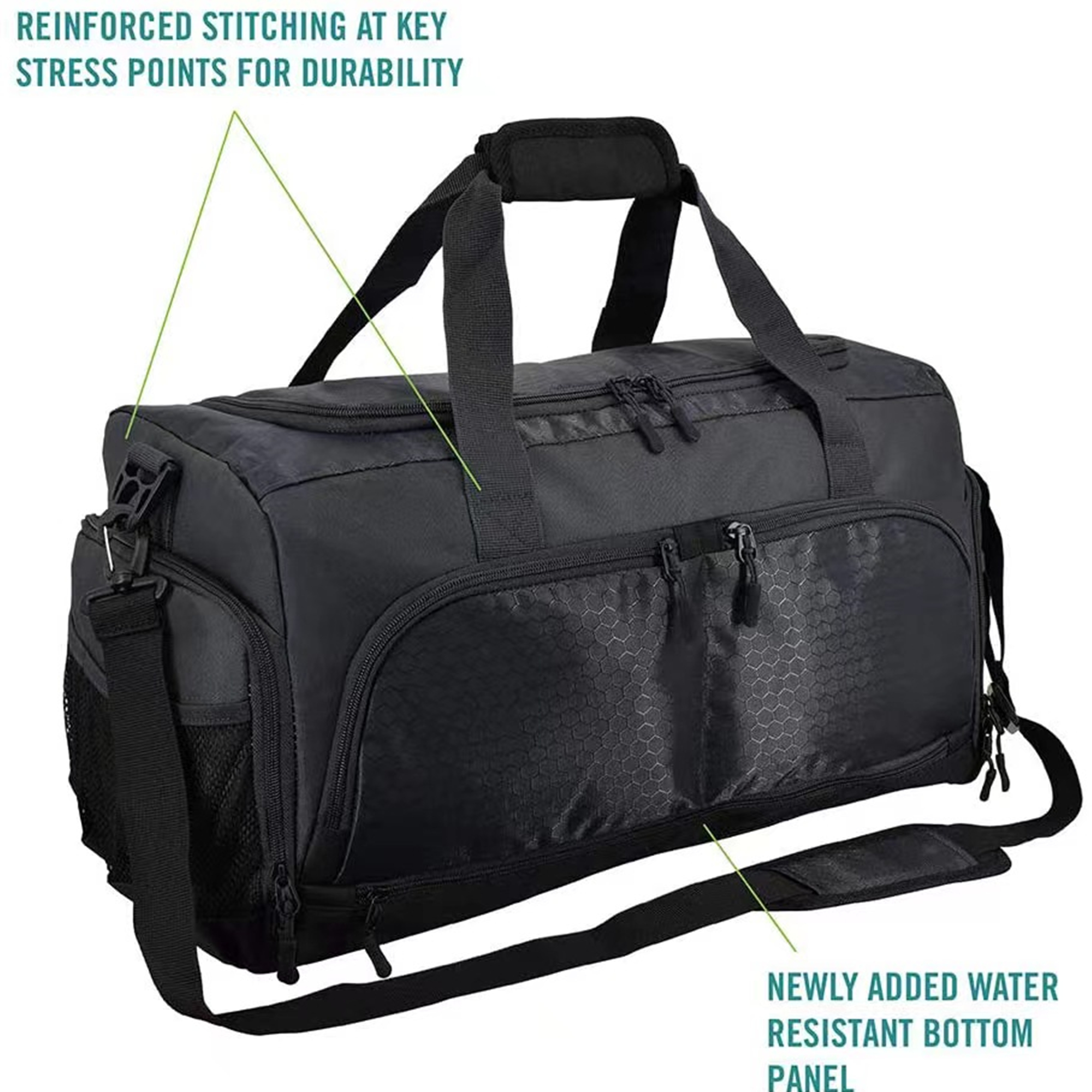Mens Sports Gym Duffle Bag Item No#10326 - Image 3