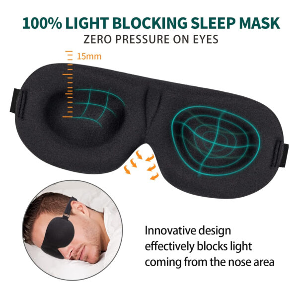 3D Eye Mask For Sleeping Item No#10335 - Image 3