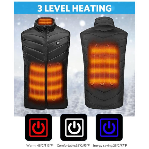5V Usb Charging Heating Vest Item No#10339 - Image 5