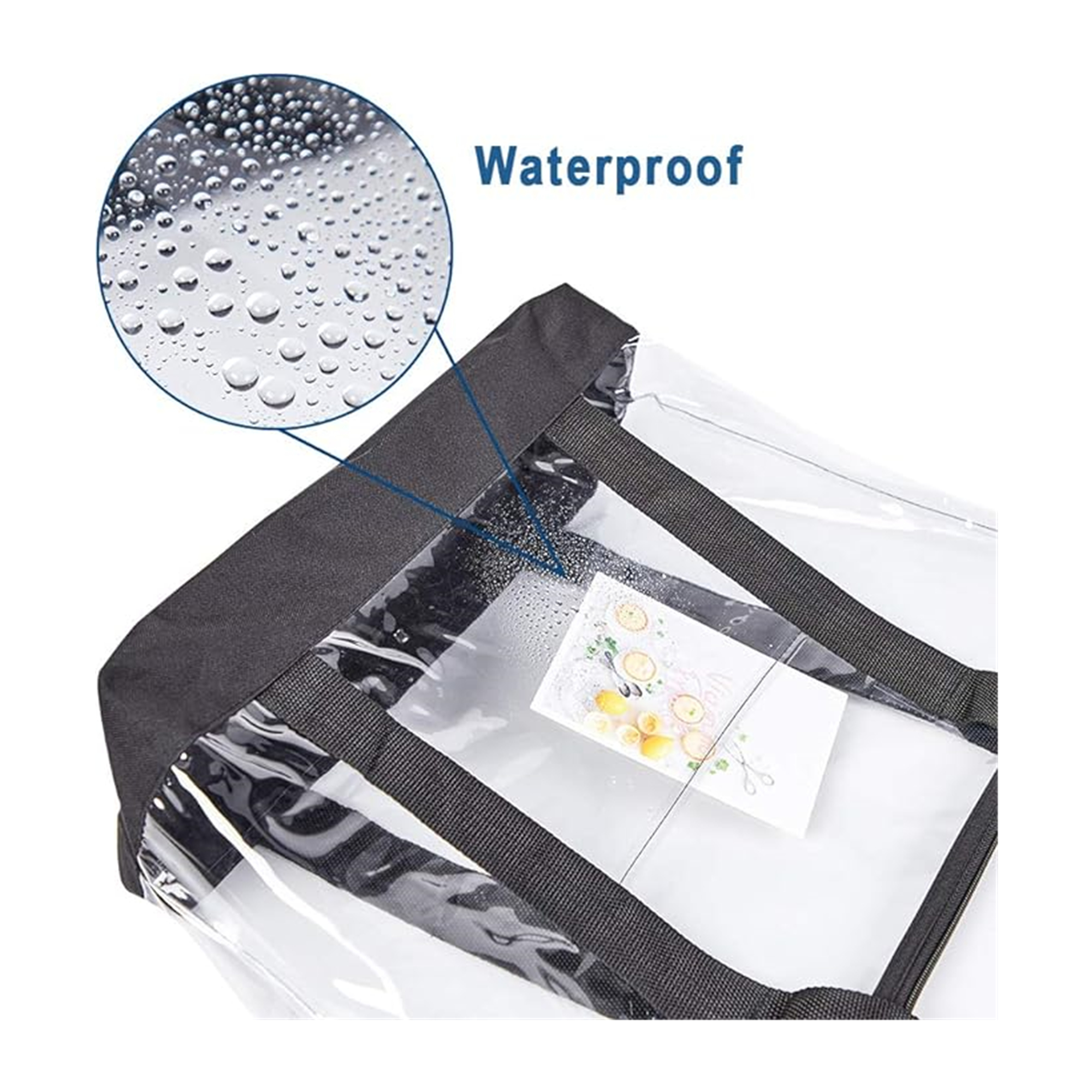 Handy Laundry Clear Tote Bag Item No#10342 - Image 3