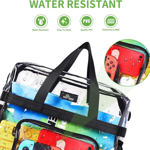 Clear Bag With Reinforced Strap Item No#10344 - Image 3