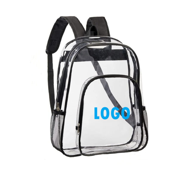 Clear Backpack With Reinforced Strap Item No#10349