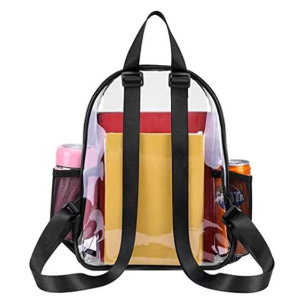 Clear Backpack With Reinforced Strap Item No#10349 - Image 4