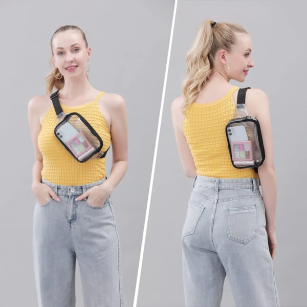 Mini Clear Waist Bag Item No#10351 - Image 5