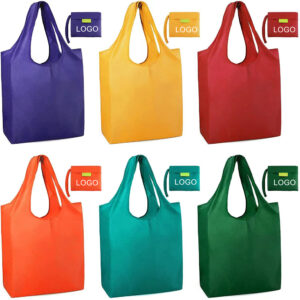 Reusable Grocery Bags With Punch Set Of 6 Item No#10153