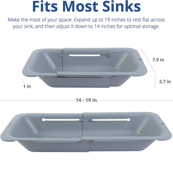 Extendable Sink Colander Baskets Item No#10154 - Image 2