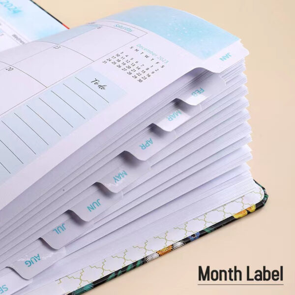 2024 Weekly Monthly Planner Spiral Notebook Item No#10155 - Image 3