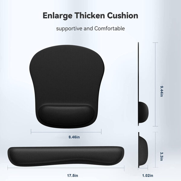 Keyboard Wrist Rest And Mouse Pad With Wrist Support Item No#10157 - Image 2