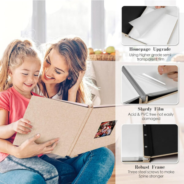 Linen Cover And Self Adhesive Photo Album Item No#10158 - Image 5