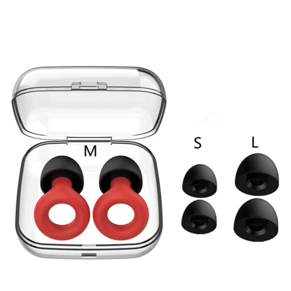 Circle Reusable Silicone Ear Plugs For Noise Reduction Item No#10164 - Image 2
