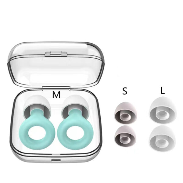Circle Reusable Silicone Ear Plugs For Noise Reduction Item No#10164 - Image 3