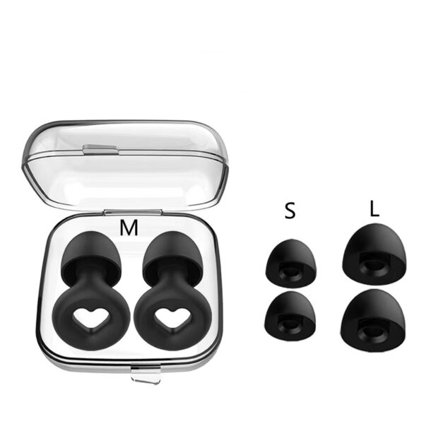 Heart Reusable Silicone Ear Plugs For Noise Reduction Item No#10165 - Image 4