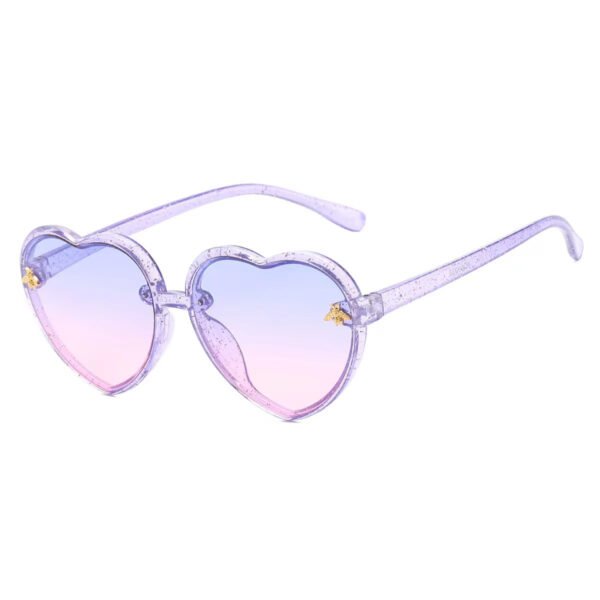 Heart Shaped Sunglasses For Kids Age 2-10 Item No#10166 - Image 3