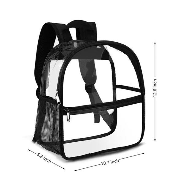 Mini Clear Pvc Backpack Item No#10167 - Image 2