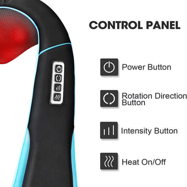 Electric Hating Massager For Neck And Shoulder Item No#10171 - Image 4