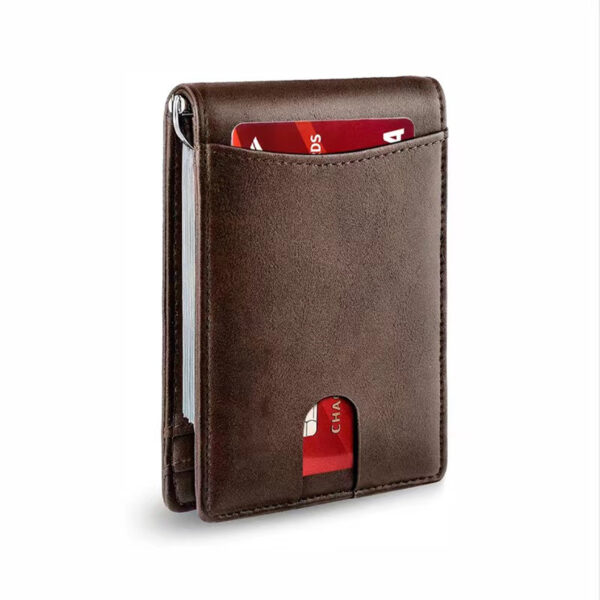 Genuine Leather Slim Wallet Item No#10173 - Image 3