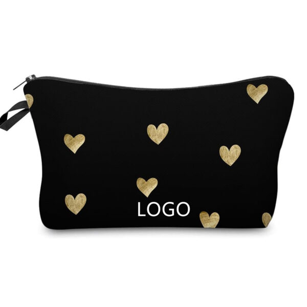 Heart Printed Makeup Bag Item No#10174