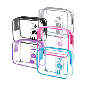 Clear Travel Toiletry Bag Wih Zippers Item No#10175