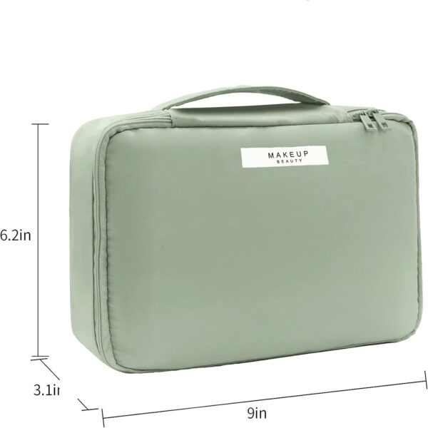 Cosmetic Travel Makeup Bag With Handle Item No#10176 - Image 4