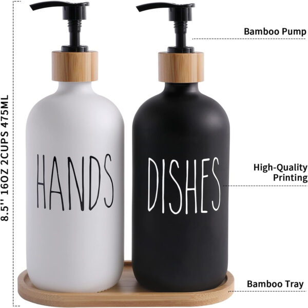 Hand Soap And Dish Soap Dispenser Sets Item No#10184 - Image 2