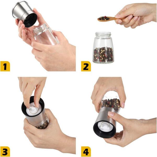 Kitchen Salt or Pepper Grinder Item No#10187 - Image 4