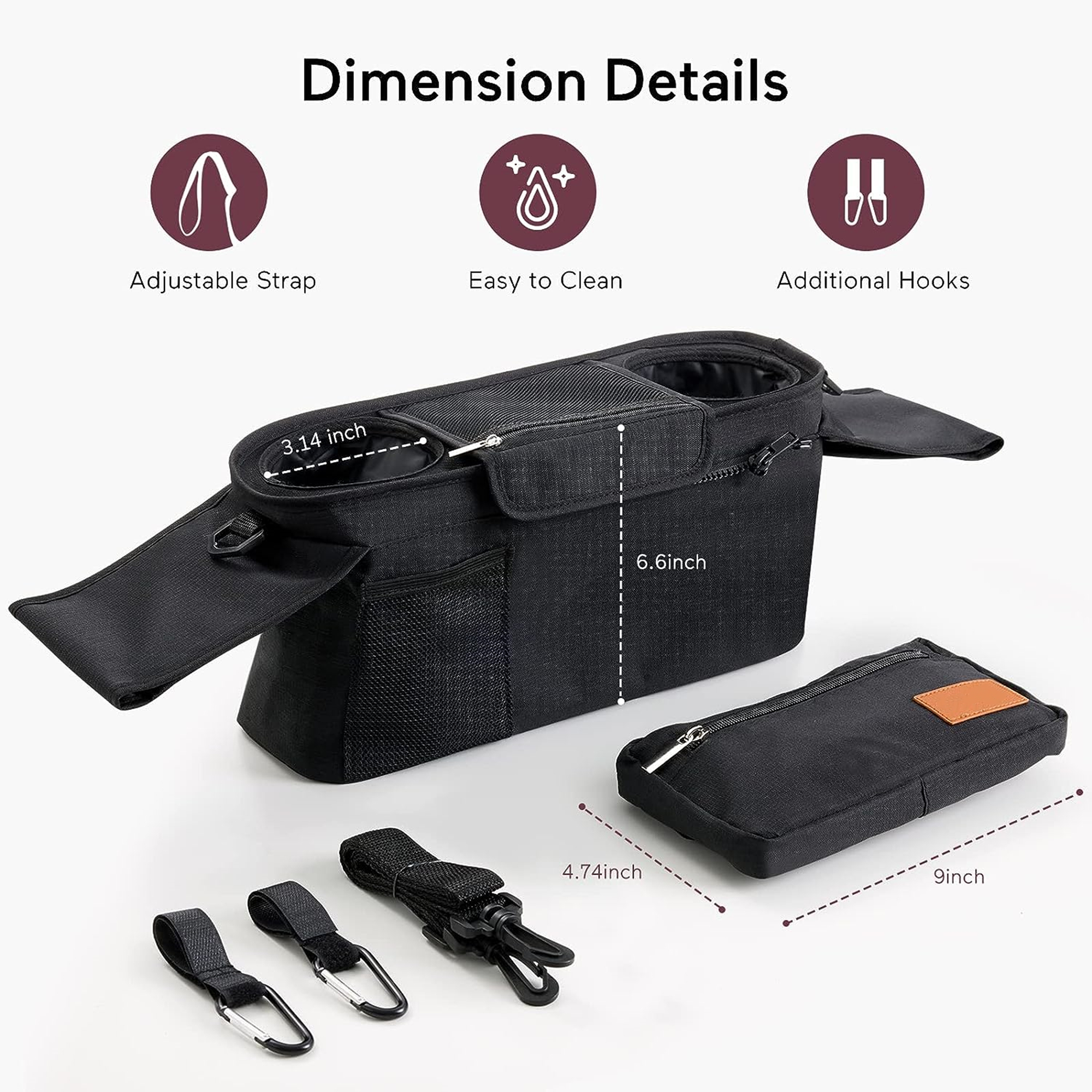 Universal Stroller Organizer Bag Item No#10192 - Image 3