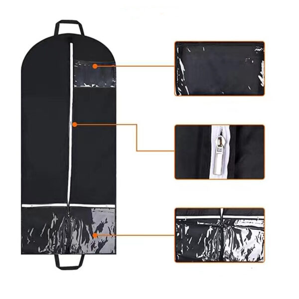 50" Garment Bag Suit Bags For Travel Item No#10201 - Image 3
