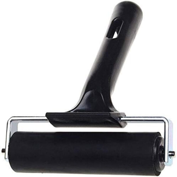 4-Inch Rubber Brayer Roller for Printmaking Item No#10218 - Image 4