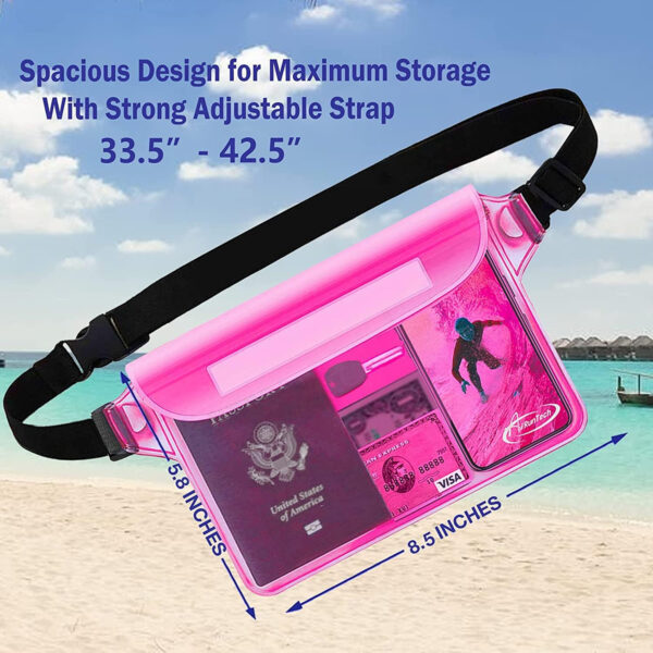 Waterproof Pouch With Waist Strap Item No#10231 - Image 2