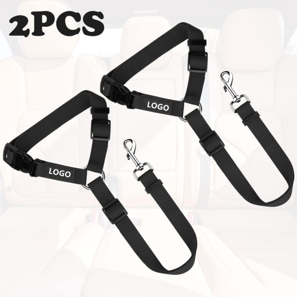 2 Packs Adjustable Dog Cat Safety Seat Belt In carItem No#10002