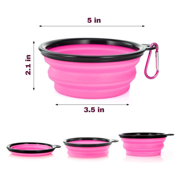 Pet Collapsible Water Bowls Item No#10006 - Image 2