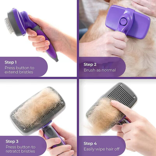 Self Cleaning Slicker Brush for Pets
Item No#10018 - Image 3