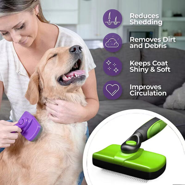 Self Cleaning Slicker Brush for Pets
Item No#10018 - Image 4