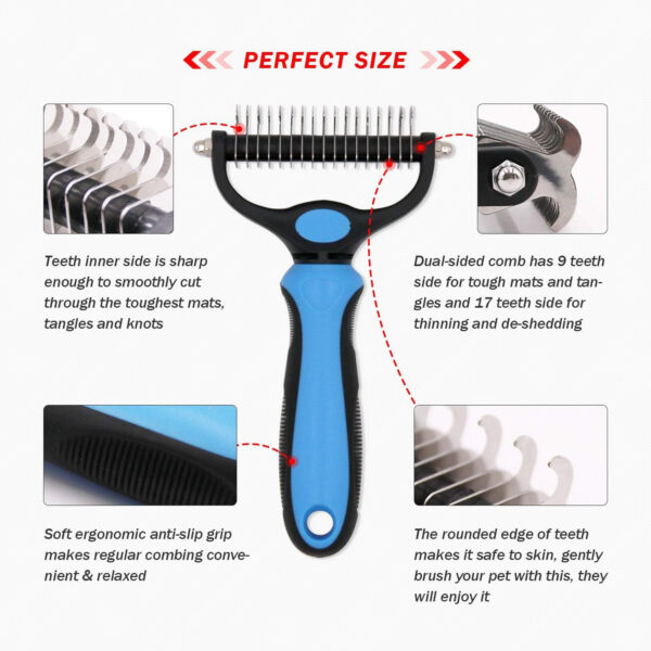 Double Sided Pet Grooming Brush
Item No#10019 - Image 3