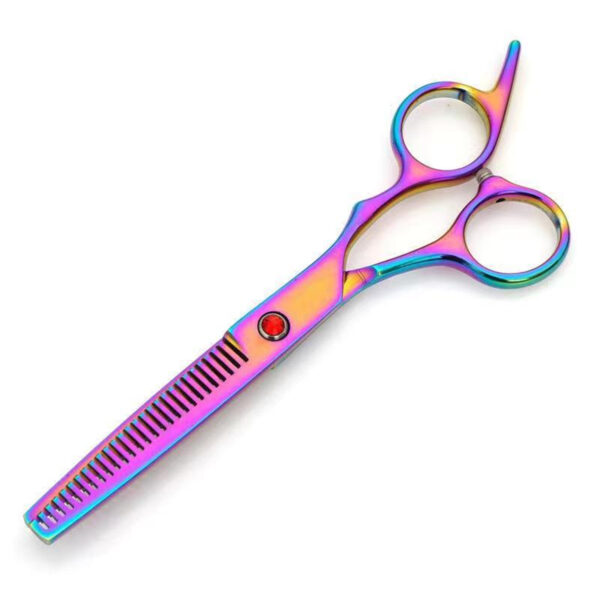 Rainbow coated 6 in 1 Dog Grooming Scissors SetItem No#10022 - Image 3