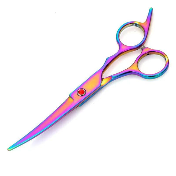 Rainbow coated 6 in 1 Dog Grooming Scissors SetItem No#10022 - Image 4