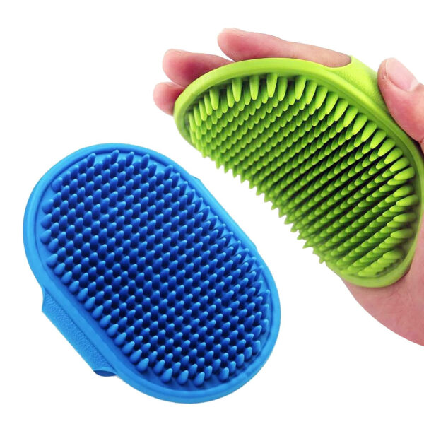 Pet Shampoo Bath Brush with Rubber CombItem No#10027