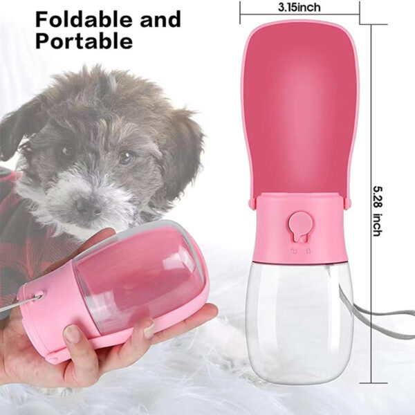 12Oz Foldable Dog Water Bottle Item No#10031 - Image 3
